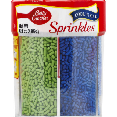 Betty Crocker Sprinkles, Cool in Blue