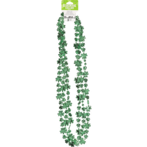 Creative Converting Necklace, St Pats Favor