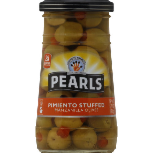 Pearls Olives, Manzanilla, Pimiento Stuffed