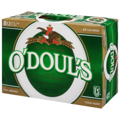 O'Doul's Malt Beverage, Non-Alcoholic Brew, Golden, Premium