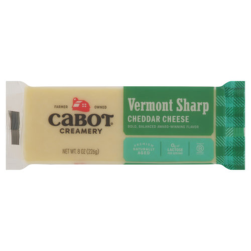 Cabot Creamery Cheddar Cheese, Vermont Sharp
