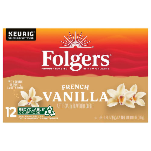 Folgers Coffee, French Vanilla