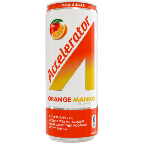 Accelerator Energy Drink, Orange Mango