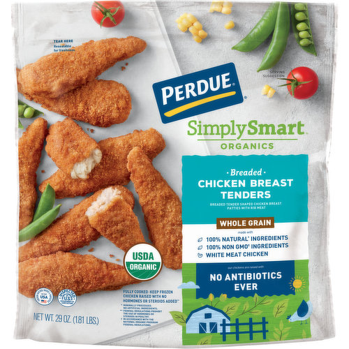 Perdue Chicken Tenders, Breast, Breaded, Whole Grain King Kullen