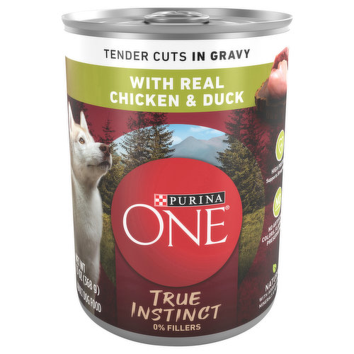 Purina One Dog Food, Tender Cuts in Gravy, with Real Chicken & Duck, Adult