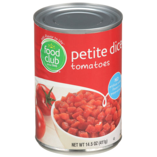 Food Club Petite Diced Tomatoes