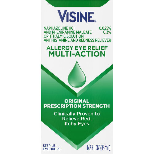 Visine Eye Drops, Sterile, Multi-Action, Original