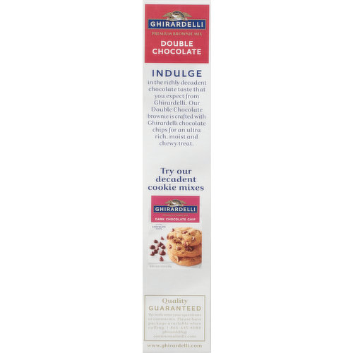 Ghirardelli Brownie Mix, Premium, Double Chocolate