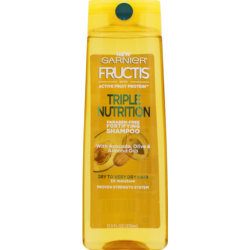 Fructis Shampoo, Fortifying, Triple Nutrition