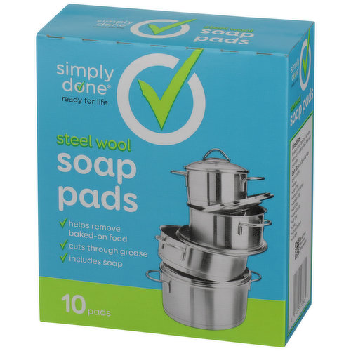 Simply Done Steel Wool Soap Pads
