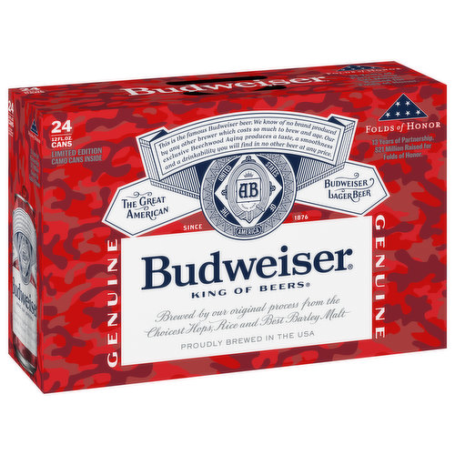 Budweiser Beer, Lager, Chicago Cubs