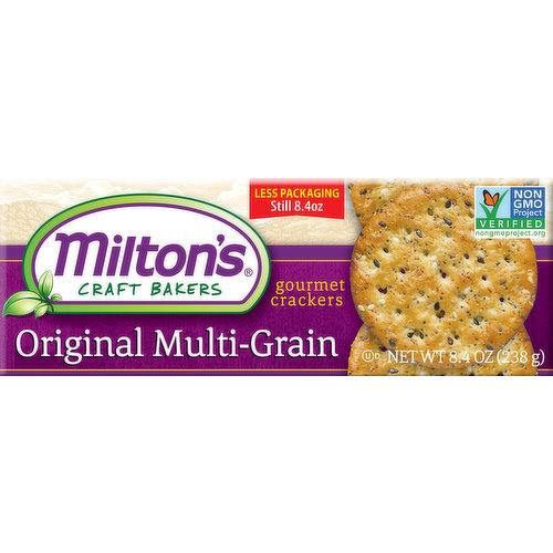 Miltons Gourmet Crackers, Original Multi-Grain