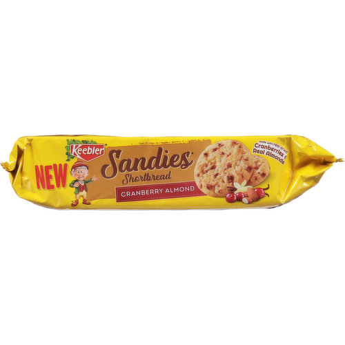 Keebler Sandies Cookies, Shortbread, Pecan, Cookies