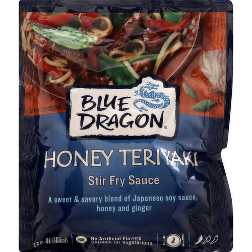 Blue Dragon Stir Fry Sauce, Honey Teriyaki