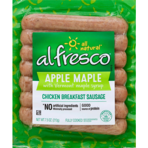 Al Fresco Chicken Breakfast Sausage, Apple Maple