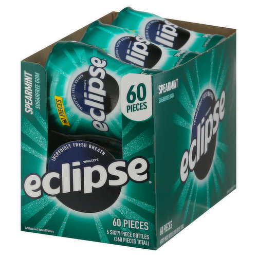 Eclipse Peppermint Gum - 8 / Box - Candy Favorites