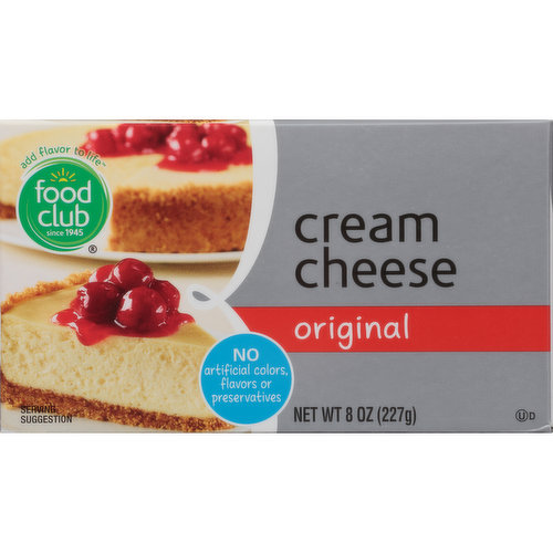 Food Club Original Cream Cheese