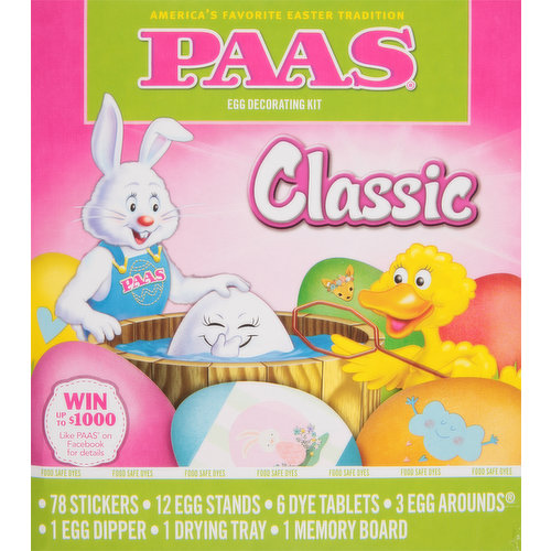 Paas Egg Decorating Kit, Classic