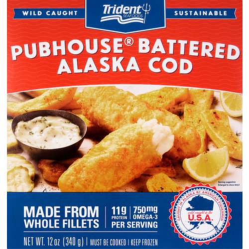 Trident Alaska Cod, Battered