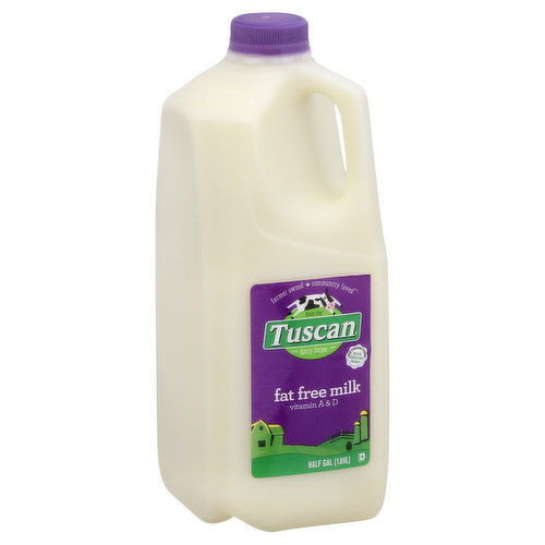 Whole Milk Plastic Half Gallon - Tuscan® Dairy Farms