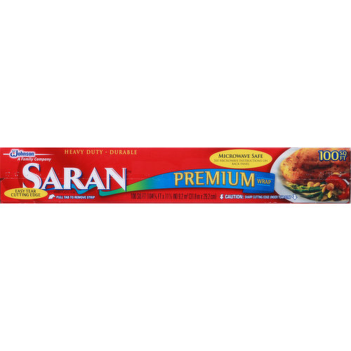 Saran Premium Heavy Duty Plastic Wrap