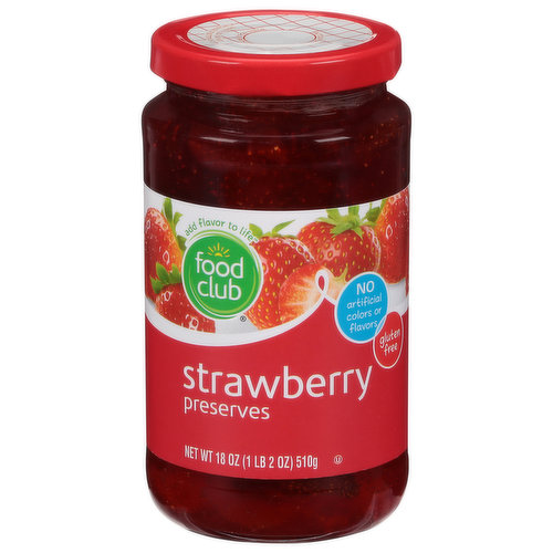 Food Club Preserves, Strawberry