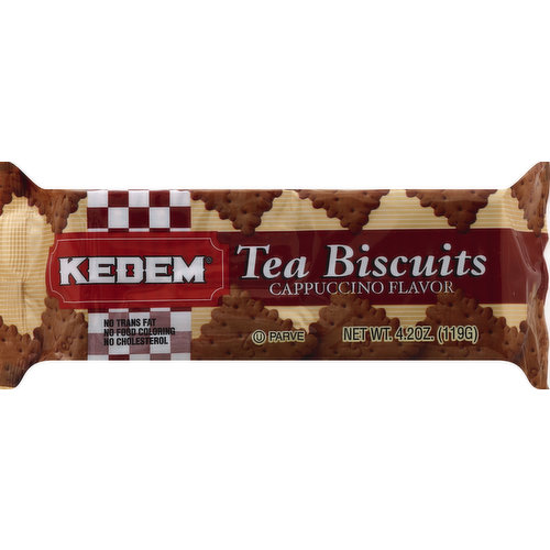 Kedem Tea Biscuits, Cappuccino Flavor