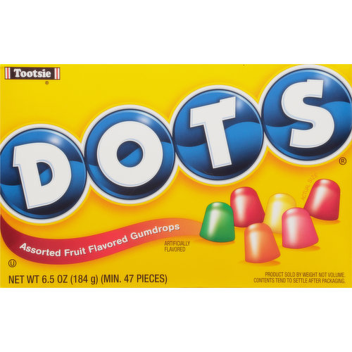 Dots Gumdrops, Assorted Fruit Flavored