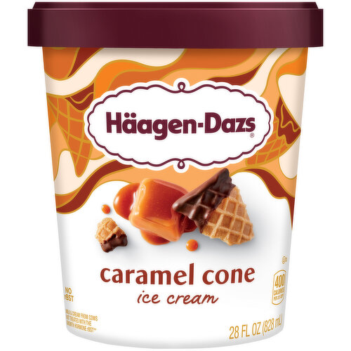 Haagen-Dazs Ice Cream, Caramel Cone