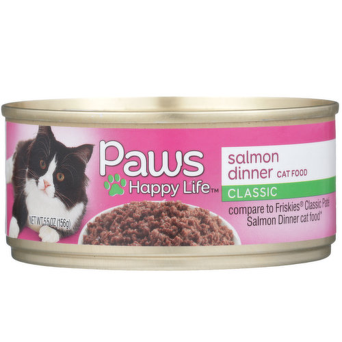 Paws Happy Life Salmon Dinner Classic Cat Food