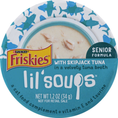 Friskies Cat Food, with Skipjack Tuna, Senior Formula