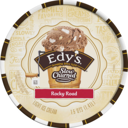 Dreyers ICE CREAM SCOOP Rocky Road 60th Anniversary 1980s 