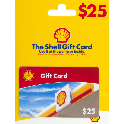 Shell Gift Card, $25