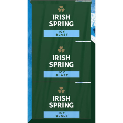 Irish Spring Soap Bars, Icy Blast