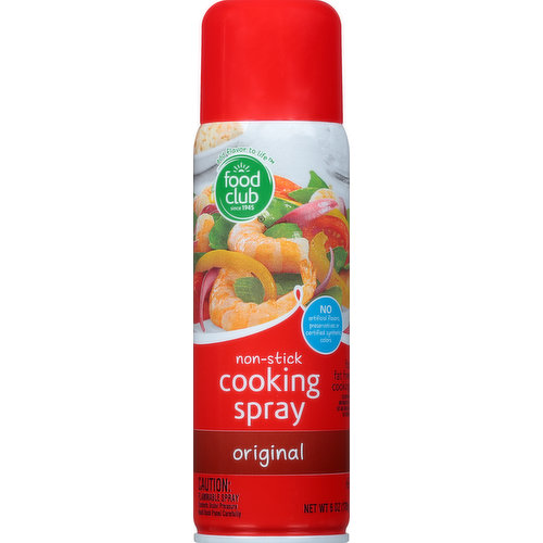 Food Club Cooking Spray, Non-Stick, Original