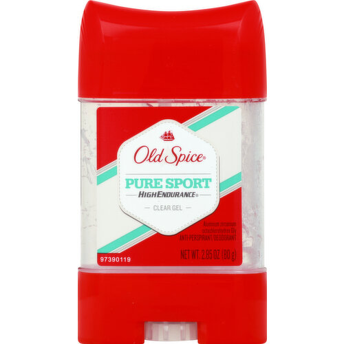 Old Spice Anti-Perspirant/Deodorant, Pure Sport, Clear Gel