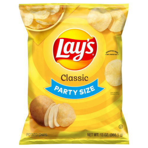 Lay's Potato Chips, Classic, Party Size