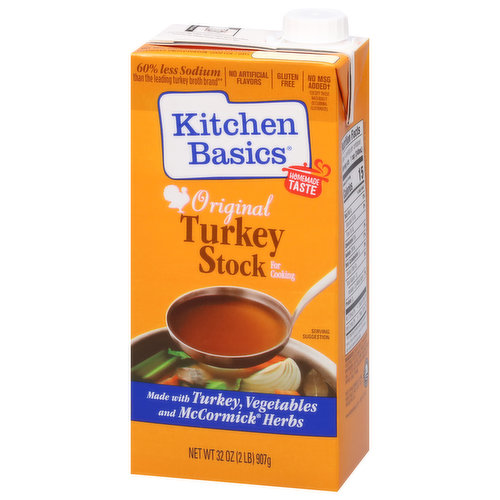 Kitchen Basics Original Turkey Stock, 32 fl oz