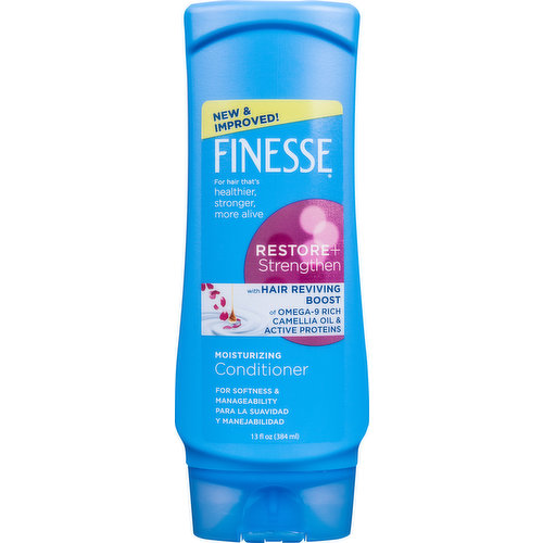 Finesse Conditioner, Moisturizing, Restore + Strengthen