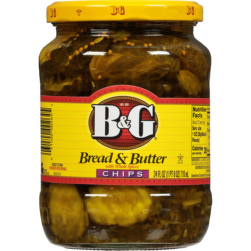 B&G Pickles, Chips, Bread & Butter