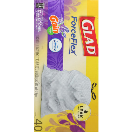 Glad - Lavender Scented Tall Kitchen Drawstring Trash Bags - Shop