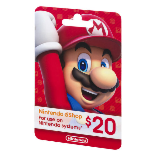 20 nintendo sales gift card