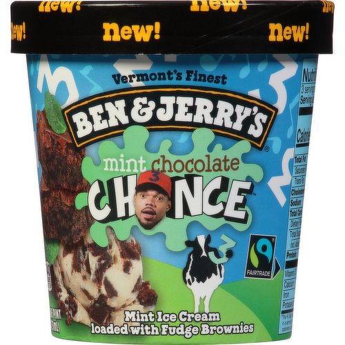 Ben & Jerry's Ice Cream, Mint Chocolate Chance