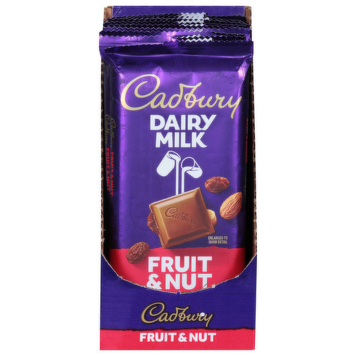 Cadbury Milk Chocolate, Fruit & Nut