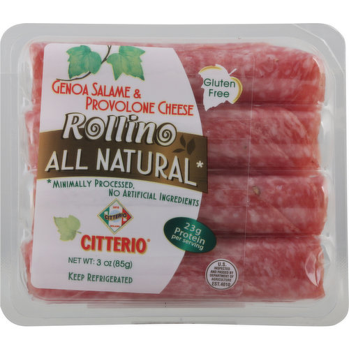 Citterio Rollino, Genoa Salame & Provolone Cheese