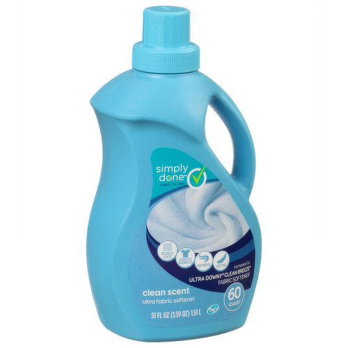 Simply Done Fabric Softener, Ultra, Clean Scent