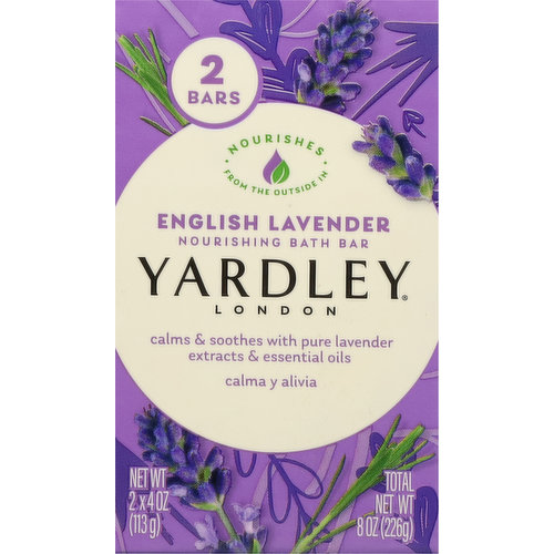 Yardley London Bath Bar, English Lavender, Nourishing