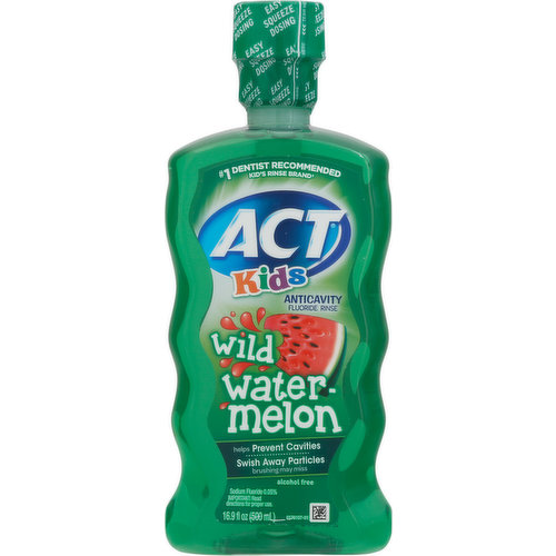 Act Anticavity Fluoride Rinse, Wild Watermelon