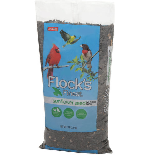 Flock's Finest Sunflower Seed Wild Bird Food