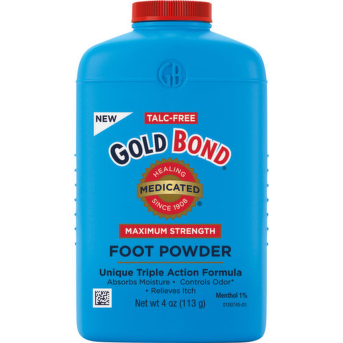 Gold Bond Foot Powder, Maximum Strength, Medicated